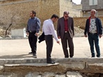 بازدید میدانی دکتر حسنلو فرد بخشدار مرکزی زنجان به اتفاق کارشناس عمرانی بخشداری از روستای پایین کوه