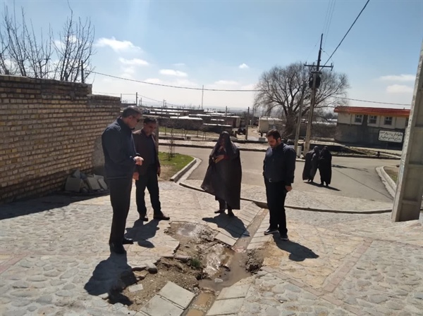 بازدید میدانی بخشدار مرکزی زنجان از روستاهای کاوند ،گل بداغی و دهشیر علیا