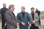 بازدید میدانی فرماندار شهرستان زنجان به اتفاق بخشدار مرکزی زنجان و جمعی از مدیران شهرستان زنجان از  سد حسن ابدال