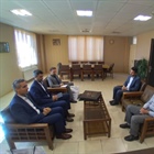 دیدار مسئولان بیمه کوثر با دکتر حسنلو فرد بخشدار مرکزی زنجان و ارائه گزارش عملکرد
