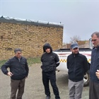 بازدید میدانی دکتر حسنلو فرد بخشدار مرکزی  زنجان و کارشناس عمرانی بخشداری از روستاهای رحیم آباد ،ابدال و قره بلاغ