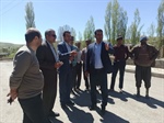 بازدید میدانی دکتر حسنلو فرد بخشدار مرکزی زنجان از روستاهای پاپایی و بناب