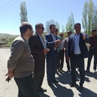 بازدید میدانی دکتر حسنلو فرد بخشدار مرکزی زنجان از روستاهای پاپایی و بناب