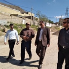 بازدید میدانی بخشدار مرکزی زنجان از   معابر و تعریض ورودی روستای پایین کوه به اتفاق  کارشناس عمرانی بخشداری