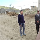 بازدید میدانی حجت الاسلام والمسلمین باقری نماینده مردم زنجان و طارم در مجلس شورای اسلامی به اتفاق بخشدار مرکزی زنجان از روستای گلستانه