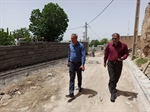 بازدید میدانی دکتر حسنلو فرد بخشدار مرکزی زنجان از پروژه عمرانی روستای دوران