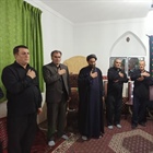 حضور دکتر حسنلو فرد بخشدار محترم مرکزی  زنجان در مراسم عزاداری روستای ذاکر