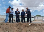 بازدید میدانی مهندس رستمی بخشدار مرکزی زنجان به اتفاق کارشناس عمرانی دهیاری ها ،دهیار و اعضای شورای اسلامی از روستای گل تپه