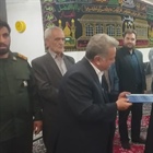 حضور بخشدارمرکزی زنجان به همراه فرماندار و نماینده مردم زنجان و طارم در مجلس شورای اسلامی در یادواره شهدای روستای پایین کوه