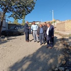 بازدید میدانی مهندس رستمی بخشدار مرکزی زنجان به اتفاق  کارشناس فنی دهیاری ها از روستای چوره ناب
