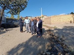 بازدید میدانی مهندس رستمی بخشدار مرکزی زنجان به اتفاق  کارشناس فنی دهیاری ها از روستای چوره ناب
