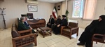 دیدار فرمانده حوزه سردار سلیمانی ، به اتفاق پدر گرانقدر شهید دلاور امیرخانی و رزمندگان دوران دفاع مقدس با مهندس رستمی بخشدار مرکزی زنجان