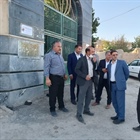 بازدید میدانی فرماندار شهرستان زنجان به اتفاق بخشدار مرکزی زنجان از روستای " حاج آرش"