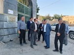 بازدید میدانی فرماندار شهرستان زنجان به اتفاق بخشدار مرکزی زنجان از روستای " حاج آرش"