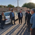 بازدید میدانی فرماندار شهرستان زنجان به اتفاق بخشدار مرکزی زنجان از روستای " تازه کند ضیا آباد"