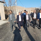 بازدید میدانی فرماندار شهرستان زنجان به اتفاق بخشدار مرکزی از روستای آق‌کند و رسیدگی به مطالبات مردمی