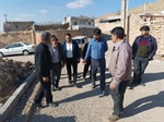 بازدید میدانی فرماندار شهرستان زنجان به اتفاق بخشدار مرکزی از روستای سعیدکندی و بررسی مشکلات عمرانی و خدماتی