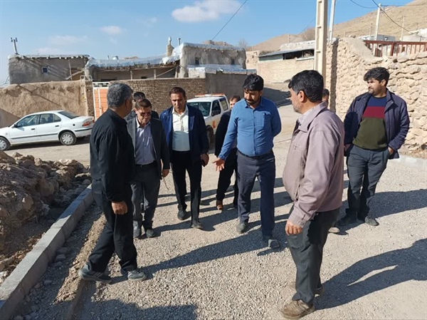بازدید میدانی فرماندار شهرستان زنجان به اتفاق بخشدار مرکزی از روستای سعیدکندی و بررسی مشکلات عمرانی و خدماتی
