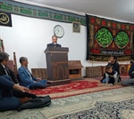 حضور بخشدار مرکزی در جمع اهالی روستای پایین‌کوه همزمان با شب ولادت حضرت فاطمه زهرا(س)