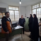 بازدید بخشدار مرکزی از نمایشگاه توانمندی بانوان روستای سهله و برنامه‌های مهارت‌آموزی ویژه بانوان