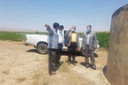 بازدید فرماندار محترم شهرستان زنجان از چاه آب روستای قره بوطه در...