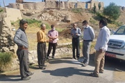 حضور بخشدار زنجانرود در روستای قره آغاج  علیا و سفلی