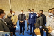 مراسم افتتاحیه سالن ورزشی روستای رجعین در هفته دولت