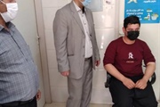 حضور ولی بیگلو بخشدار زنجانرود در مرکز اکسیناسیون روستای چپ چپ