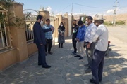 حضور ولی بیگلوئی در روستای سرچم سفلی و دیدار با اهالی روستا
