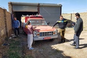 بازدید سر زده ولی بیگلوئی از پایگاه آتش نشانی روستای سلطان آباد