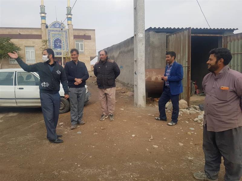 حضور ولی بیگلوئی بخشدار زنجانرود در روستای فیله خاصه ودیدار با اهالی محترم