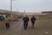 حضور بخشدار زنجانرود در روستای حماملوی بالا