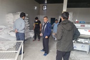بازدید بخشدار زنجانرود از واحد نانوایی روستای گمش آباد