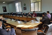 جلسه رفع مشکل آب روستاهای علی آباد ، لولک آباد ، حبش و مینان