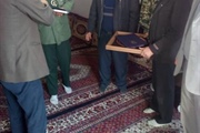 دیدار ولی بیگلوئی بخشدار زنجانرود با خانواده های معزز شهدای روستای...