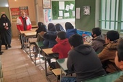 برگزاری دوره آموزشی مقابله با حوادث توسط جمعیت هلال احمر در روستای...