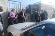 بازدید بخشدار زنجانرود از اجرای شبکه گذاری گاز در معابر روستای...