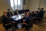 جلسه فرماندار محترم شهرستان زنجان بهمراه امور عمرانی فرمانداری با...