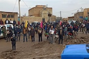 راهپیمایی 22 بهمن در روستای قره بوطه بخش زنجانرود