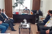 جلسه اعضای شورای اسلامی و دهیار روستای قره بوطه با بخشدار زنجانرود