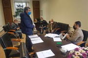 جلسه بررسی آب رسانی به روستای قزلار بلاغی بخش زنجانرود
