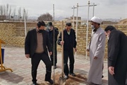 مراسم کاشت نهال بمناسبت روز درختکاری در شهر نیک پی برگزار شد