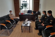 جلسه تمهیدات چهارشنبه آخر سال با حضور بخشدار زنجانرود و فرمانده...