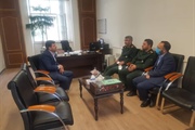 دیدار صمیمی جناب سرهنگ طهماسبی جانشین سپاه زنجان با بخشدار زنجانرود