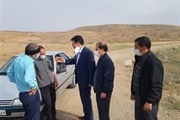بررسی مشکلات فی ما بین روستاهای بزوشا - قره کول توسط بخشدار زنجانرود