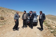 حضور بخشدار زنجانرود در معدن سیلیس روستای حماملو