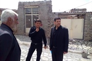 حضور بخشدار زنجانرود در روستای اند آباد سفلی