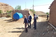 حضور بخشدار زنجانرود در روستای قزلجه سفلی و بررسی مشکلات آب روستا