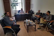 حضور دکتر سراج مدیریت محترم مرکز بهداشت شهرستان در بخشداری زنجانرود