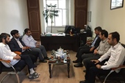 دیدار صمیمی رئیس آموزش و پرورش زنجانرود بهمراه پرسنل با بخشدار...